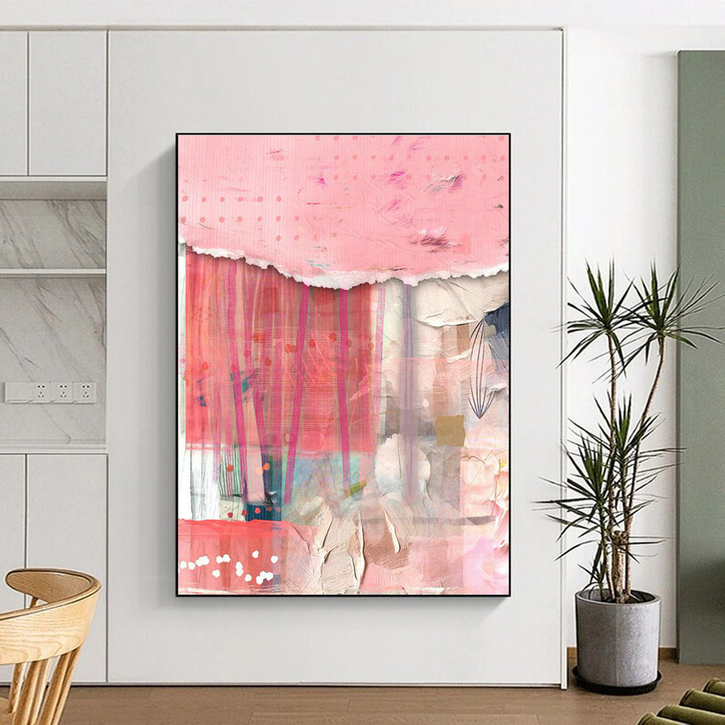 Large-Scale Customizable Hand-Painted Abstract Painting - Background Decoration for Photography Studios  DLZ0134