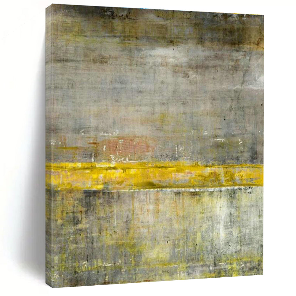 Grandiose Custom Hand-Painted Abstract Canvas - Baroque Splendor for Opera Houses’ Green Rooms  DLZ0310