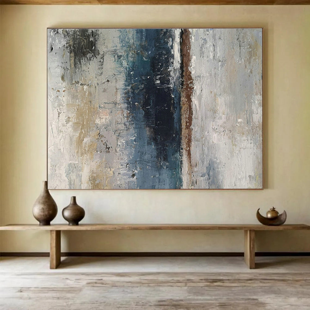 Customized Large-Scale Abstract Hand Painting for Study DLZ2677