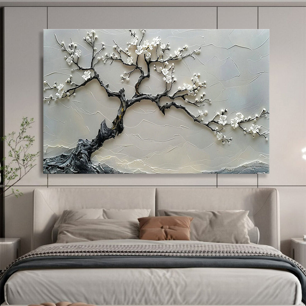 Custom-Made Giant Abstract Hand Painting for Subterranean Aquatic Cave Diving Training Center DLZ3079