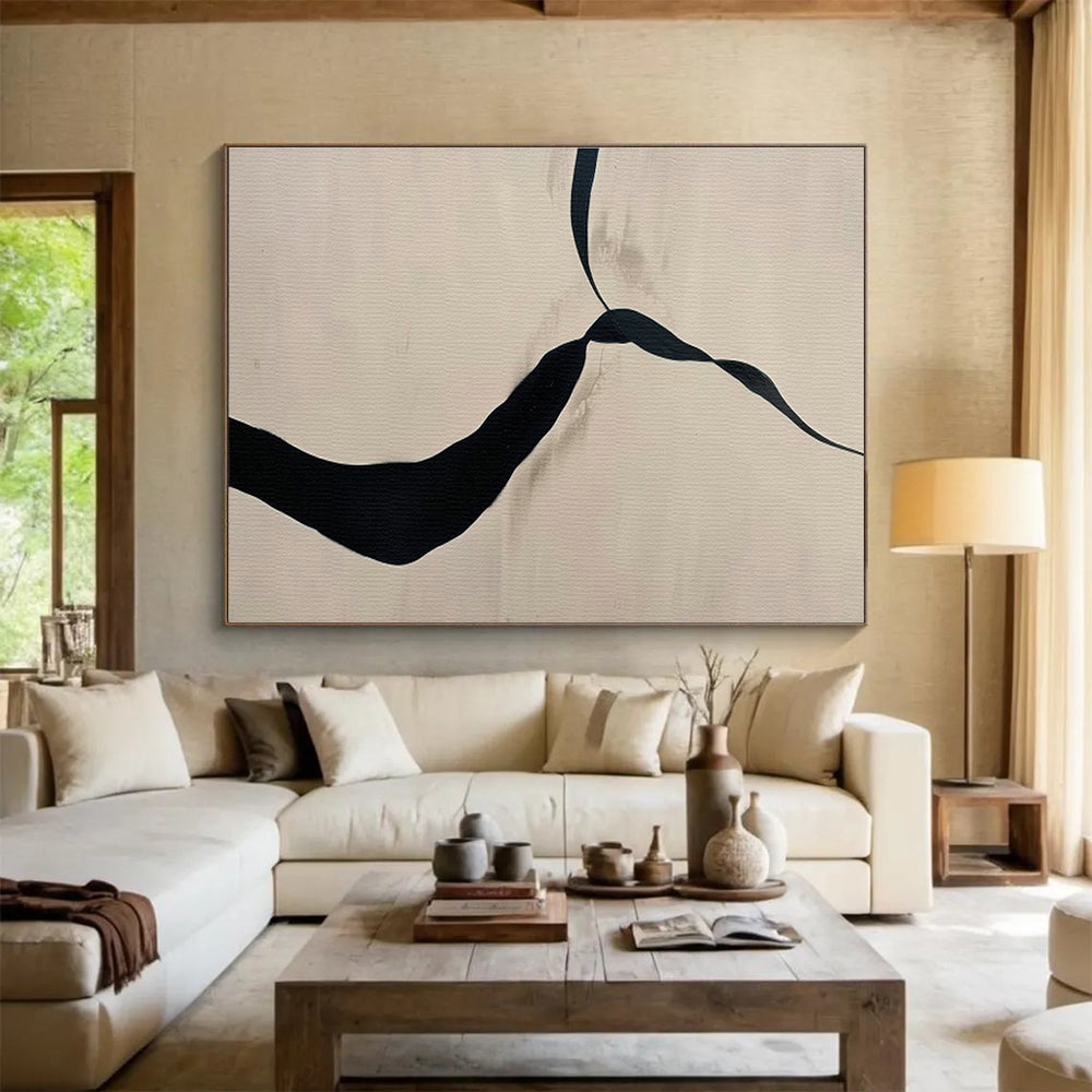 Bespoke Floating City Oversized Abstract Hand Painting DLZ2529