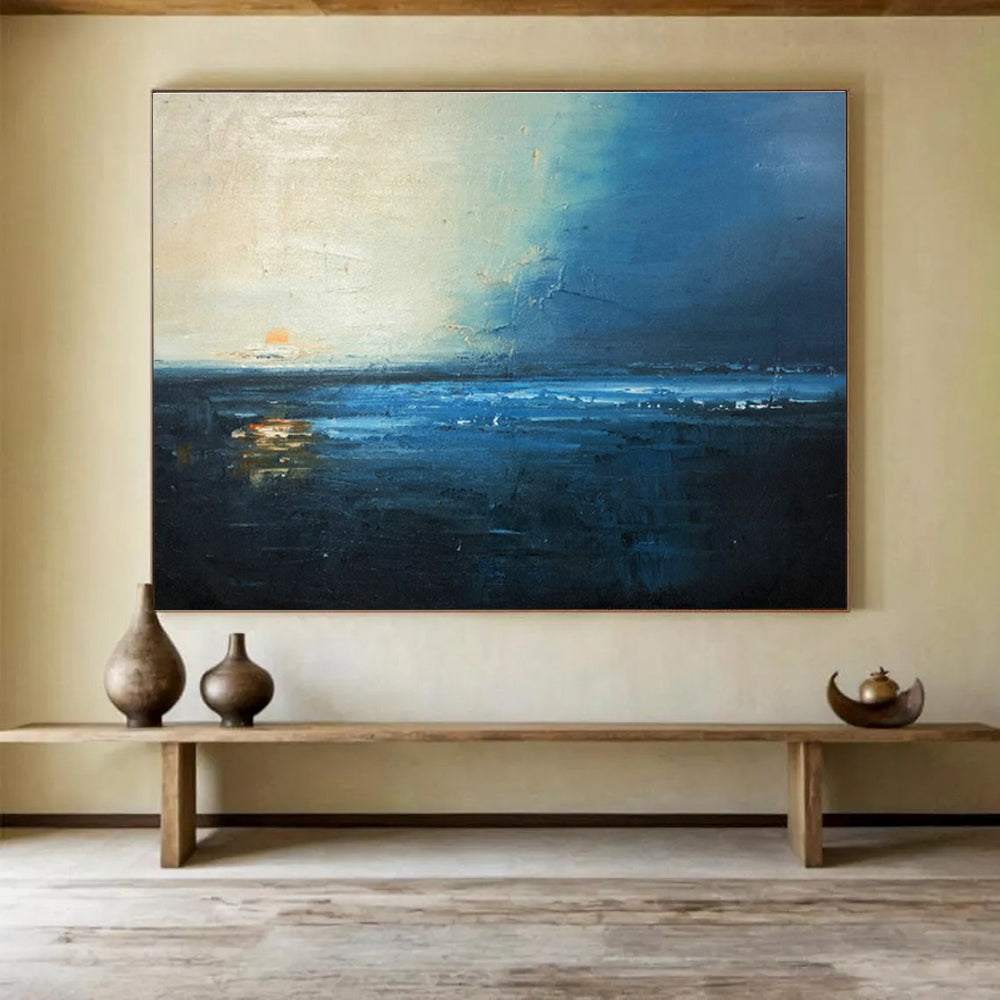 Customized Large-Scale Abstract Hand Painting for Underwater Archaeological Artifact Restoration Workshop DLZ3031
