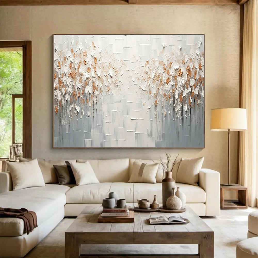 Touchable Relief Custom Hand-Painted Abstract Art—Interactive Decor for Nurseries