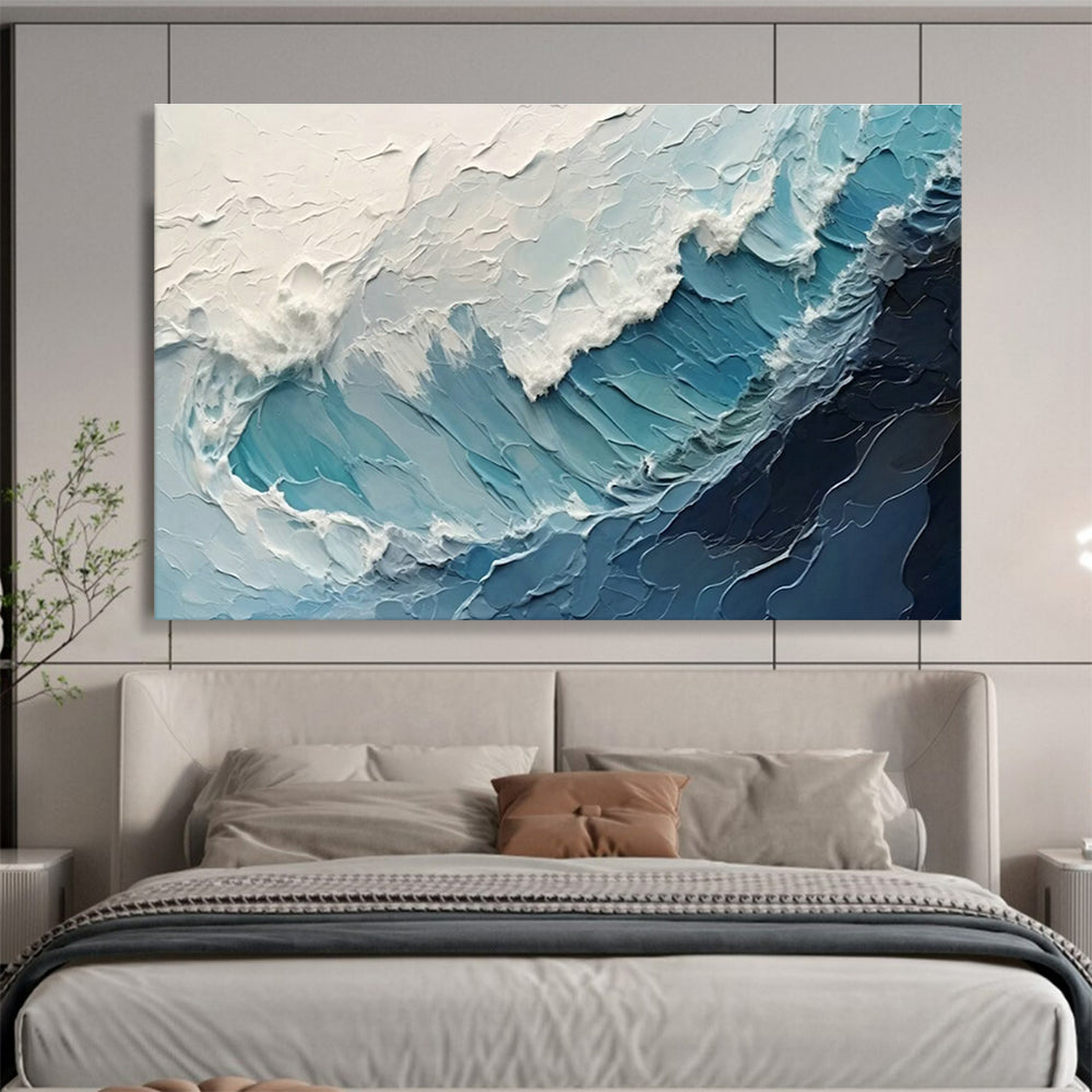 Extra Large Custom Hand-Painted Abstract Artwork for Conference Rooms DLZ3256