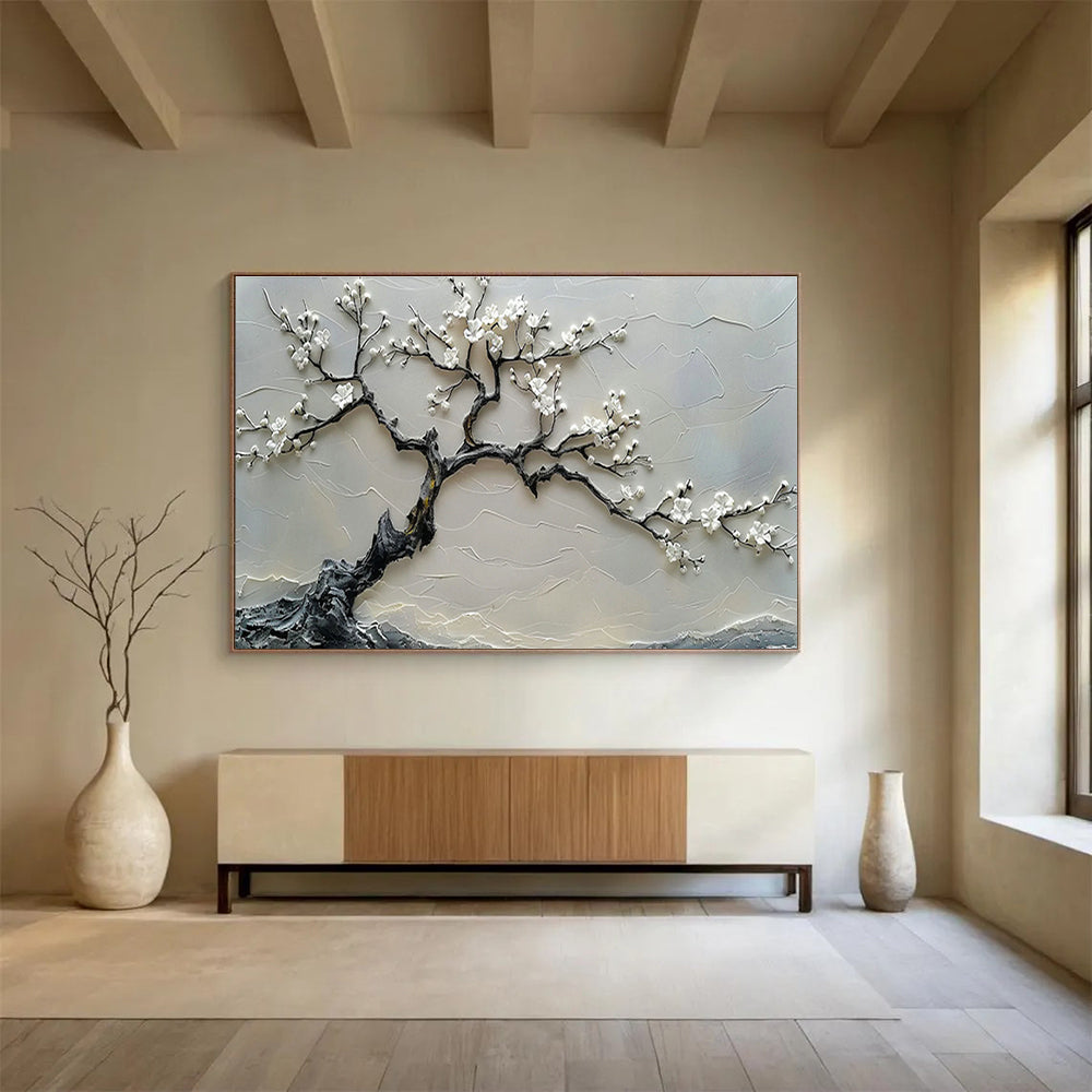 Custom-Made Giant Abstract Hand Painting for Subterranean Aquatic Cave Diving Training Center DLZ3079