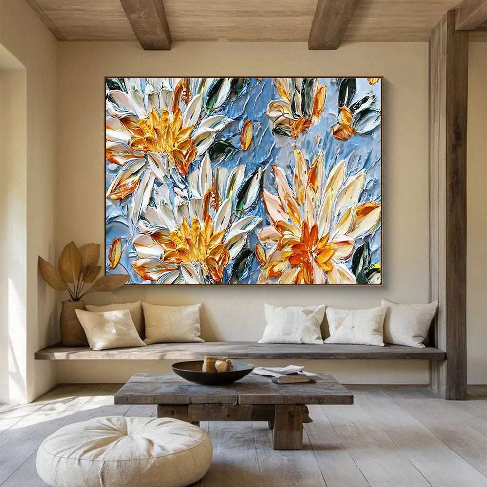 Giant Customizable Handmade Abstract Canvas for Rooftop Gardens DLZ3280
