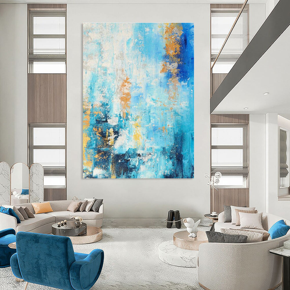 Oversized Custom Handmade Abstract Painting for Perfume Boutiques  DLZ0014