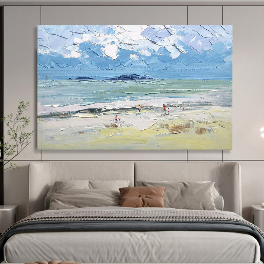 Custom Giant Abstract Hand Painting for Vertical Urban Farming Seed Bank DLZ3012