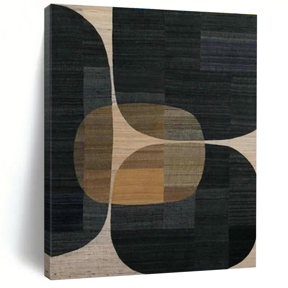 Vast Custom Hand-Painted Abstract Painting - Artistic Innovation for 3D Printing Studios  DLZ0255