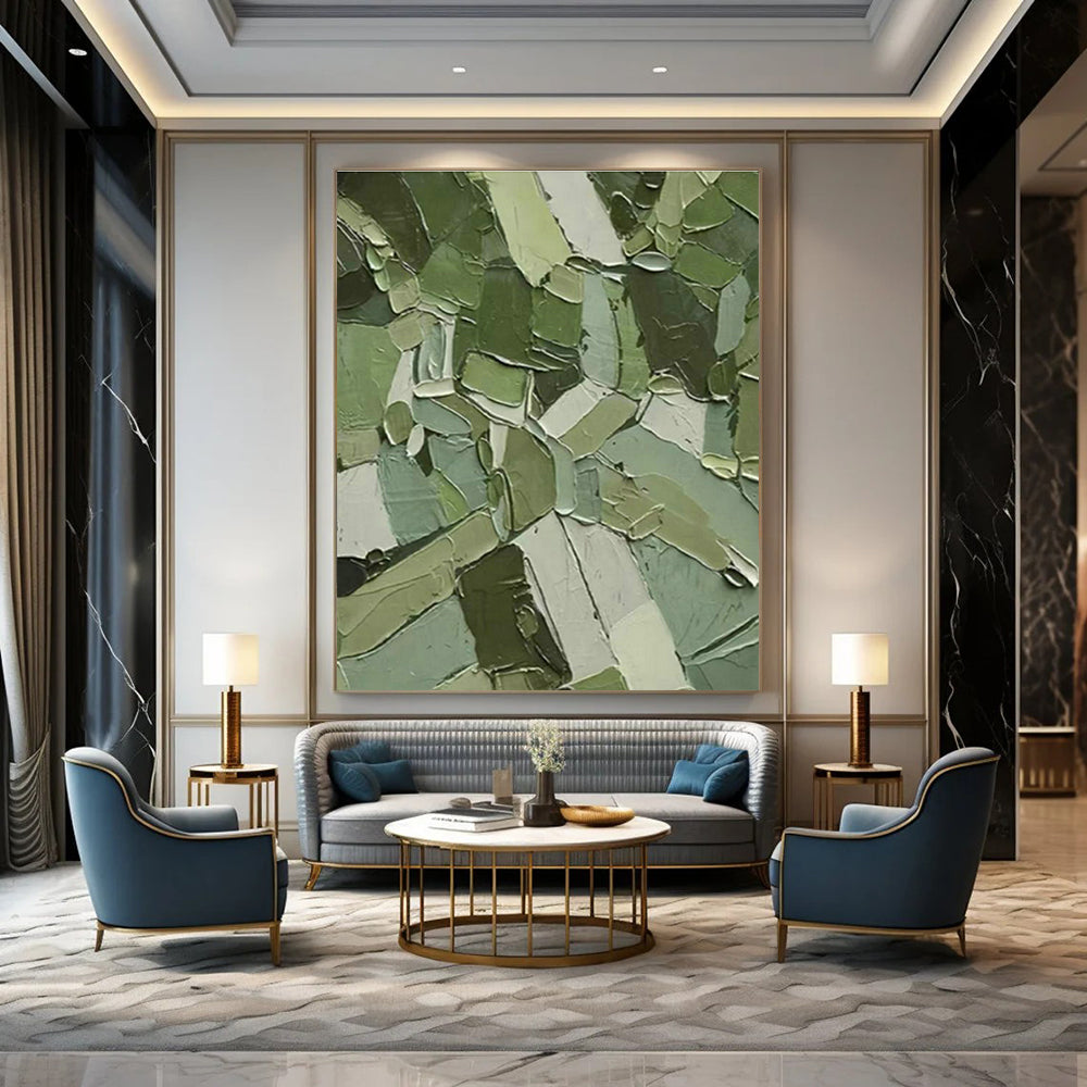 Vast Large Custom Hand-Painted Abstract Art - Gothic Romance for Edgar Allan Poe Themed Bookstores  DLZ0308