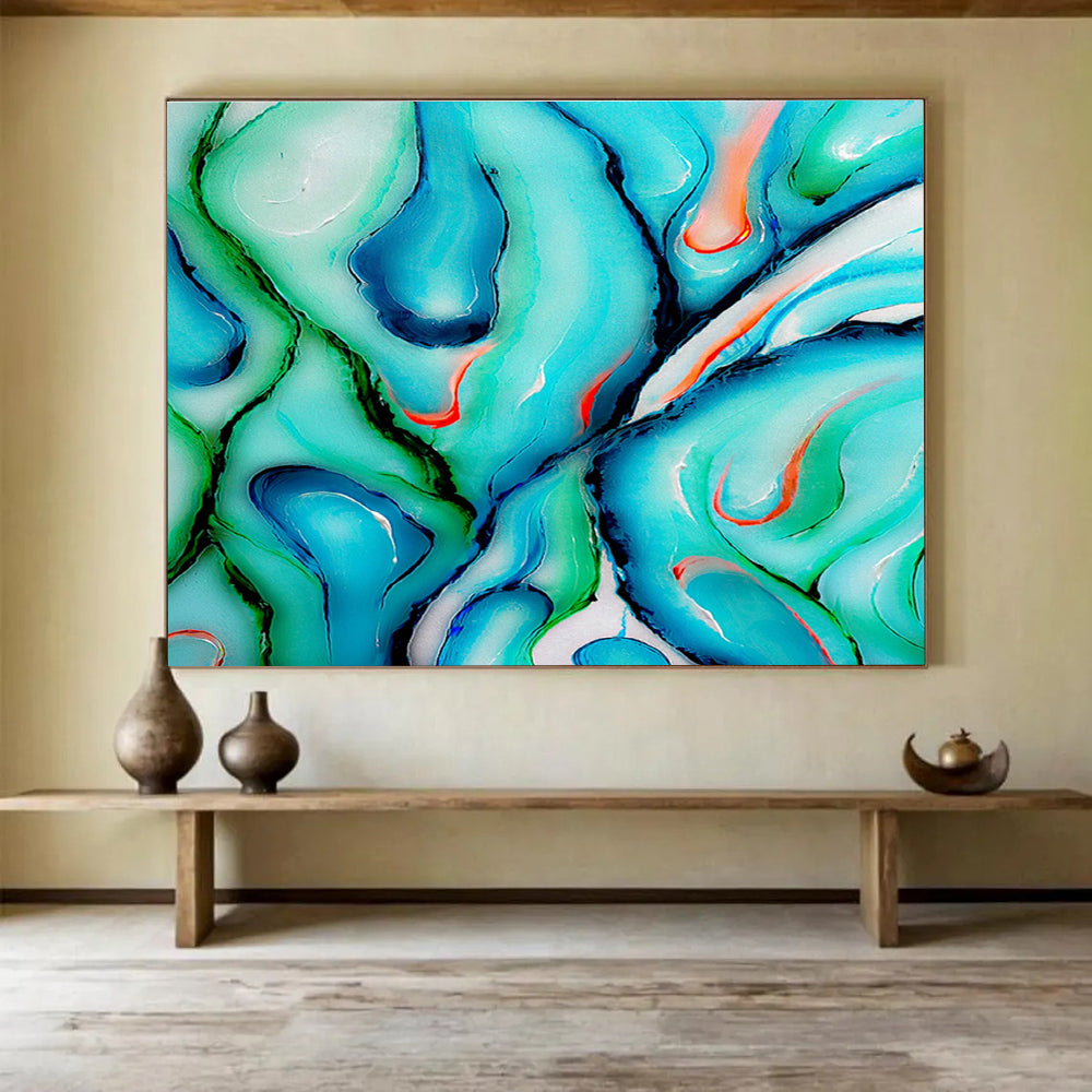 Big Custom Hand-Painted Abstract Artwork for Comic Con Event Halls DLZ3301
