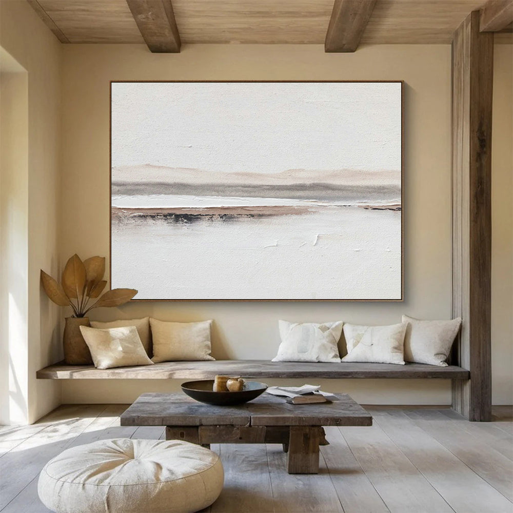 Extra Large Custom Hand-Painted Abstract Canvas for High-End Pet Resorts DLZ3299