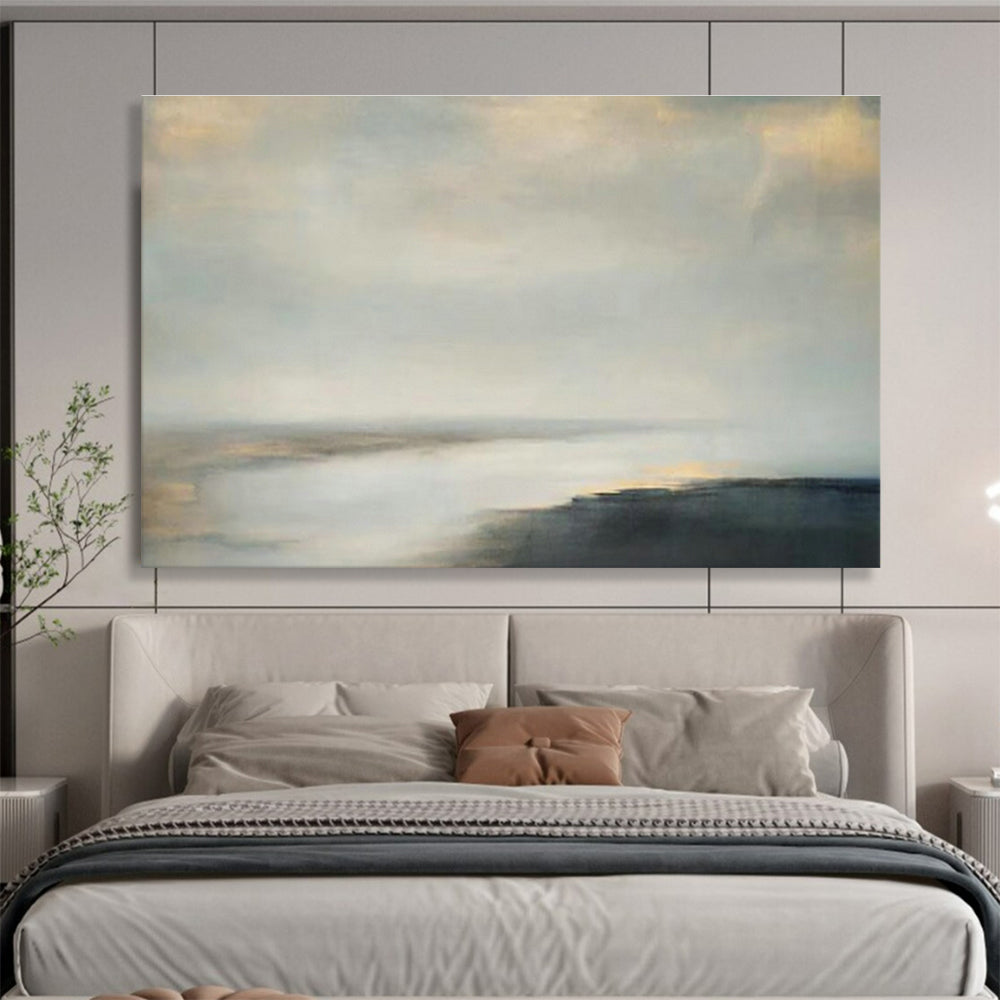 Customizable Ski Lodge Oversized Abstract Hand Painting