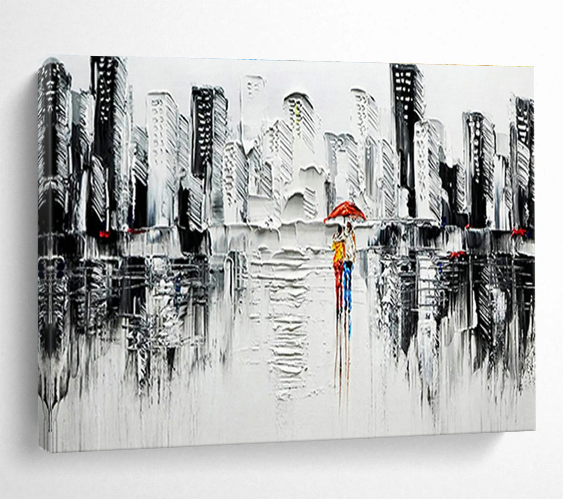 XXL Custom Hand-Painted Abstract Art for Co-Working Spaces DLZ3279