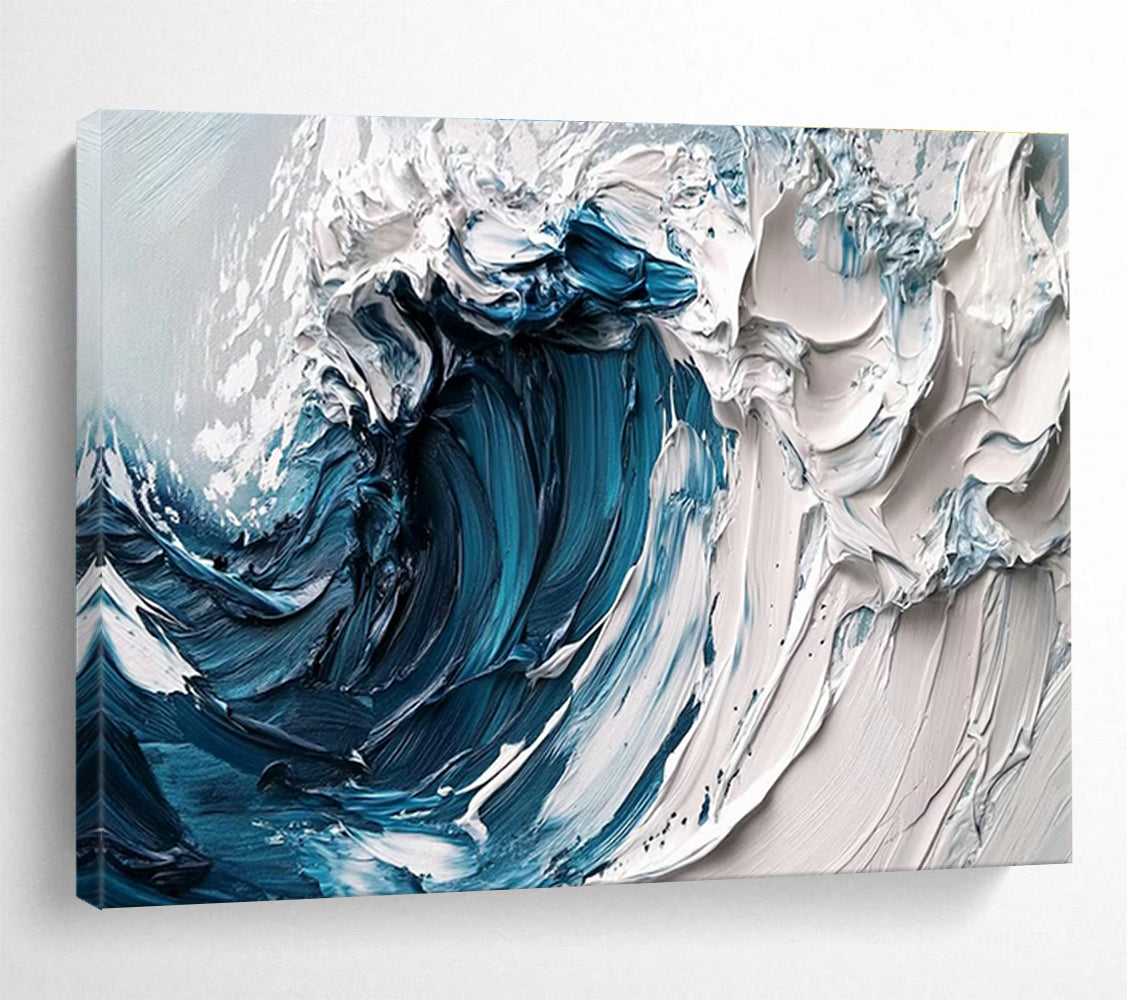 Oversized Customizable Handmade Abstract Painting for Retail Stores DLZ3257