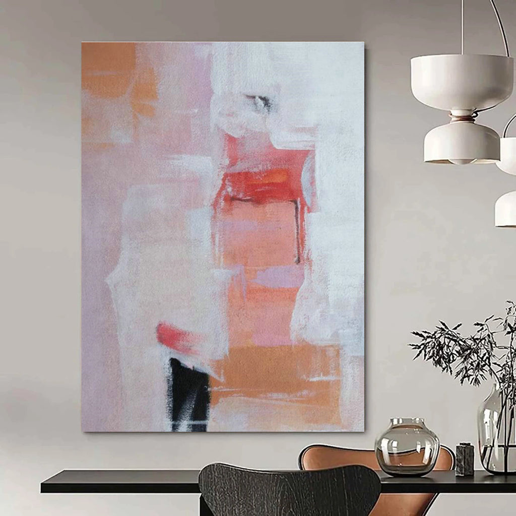 Grand Custom Hand-Painted Abstract Canvas - Avant-Garde Vision for Contemporary Art Museums  DLZ0334