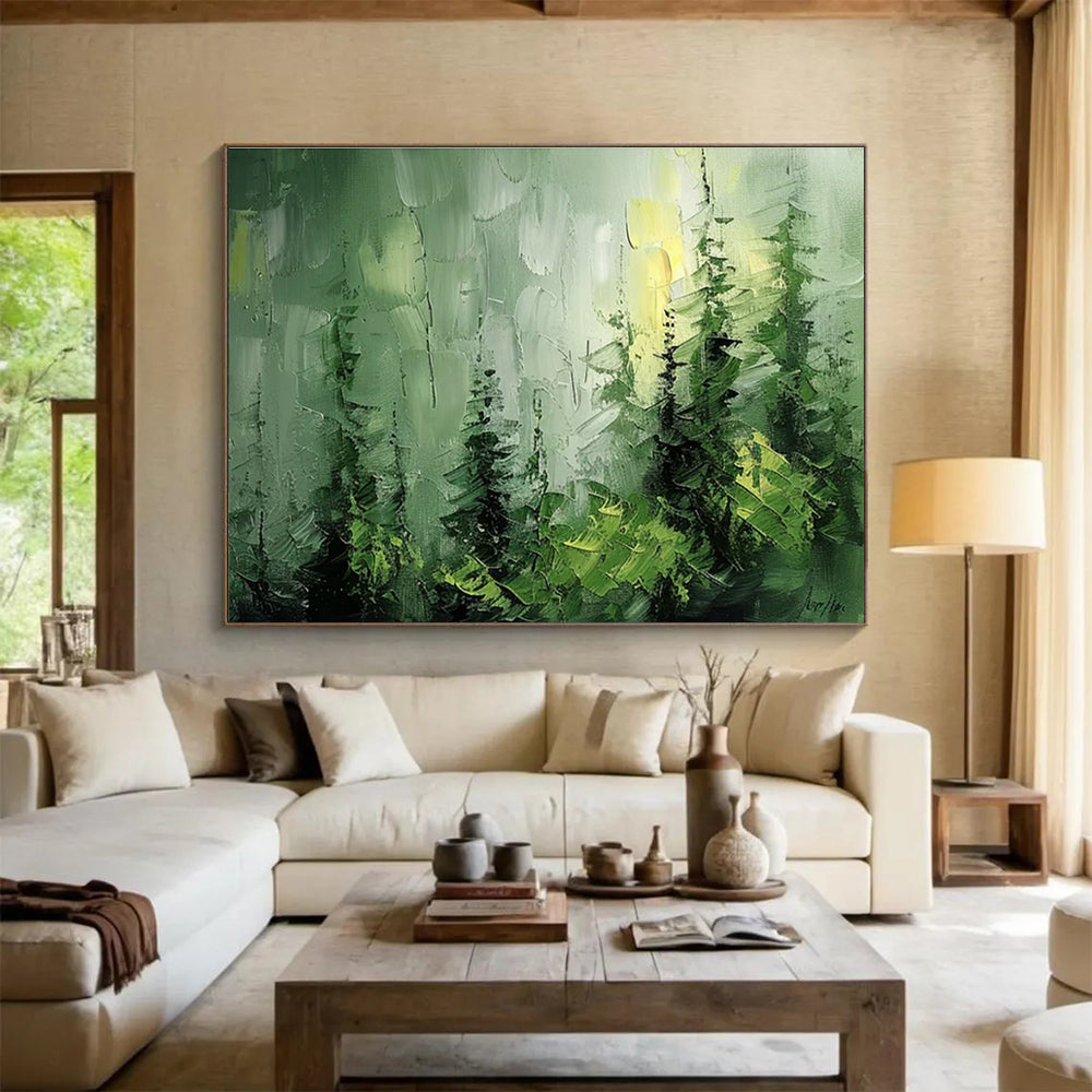 Oversized Custom Hand-Painted Abstract Art for Subterranean Cave Fauna Adaptation and Evolution Research Station DLZ3214