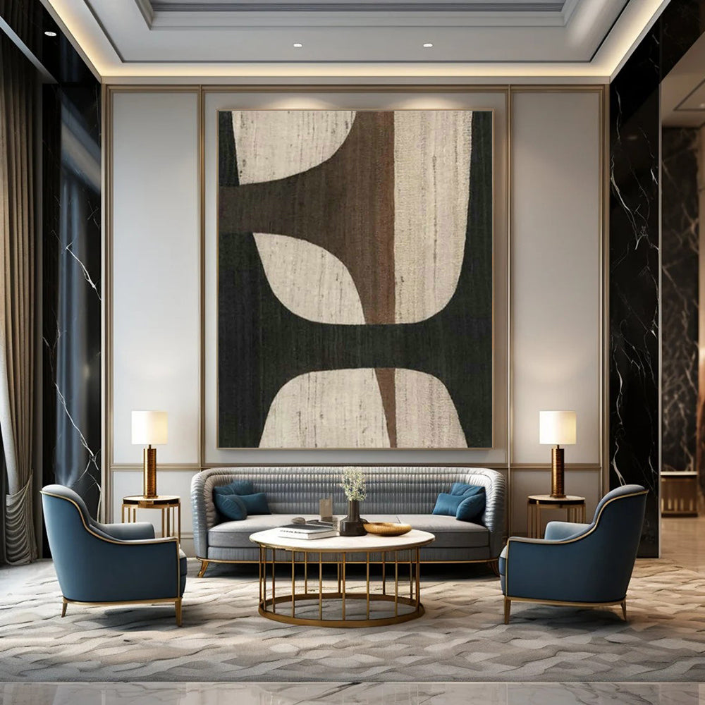Vast Large Custom Hand-Painted Abstract Art - Literary Atmosphere for Shakespearean Theaters  DLZ0248