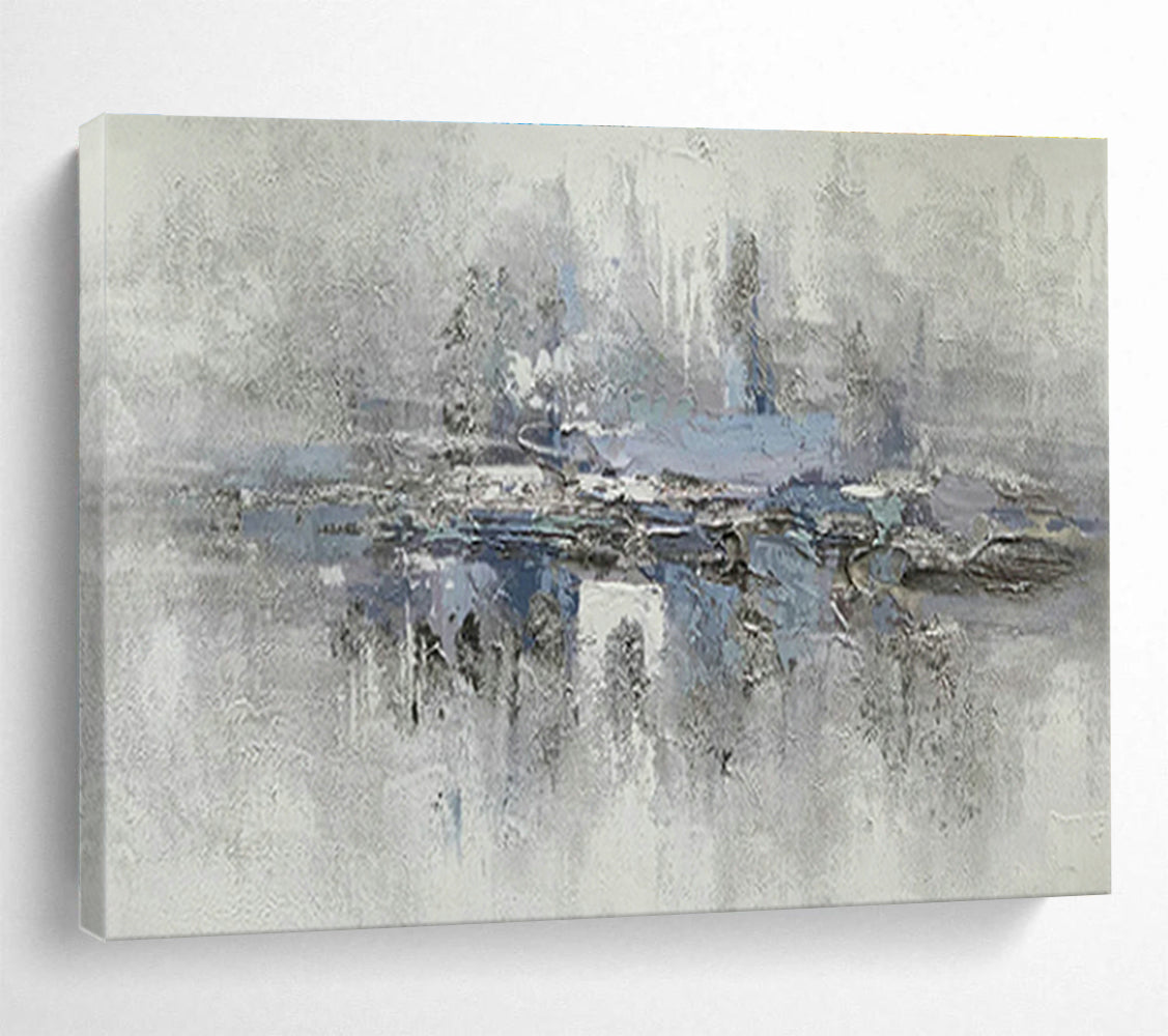 Large-Size Custom Hand-Painted Abstract Painting for Veterinary Clinic DLZ2733