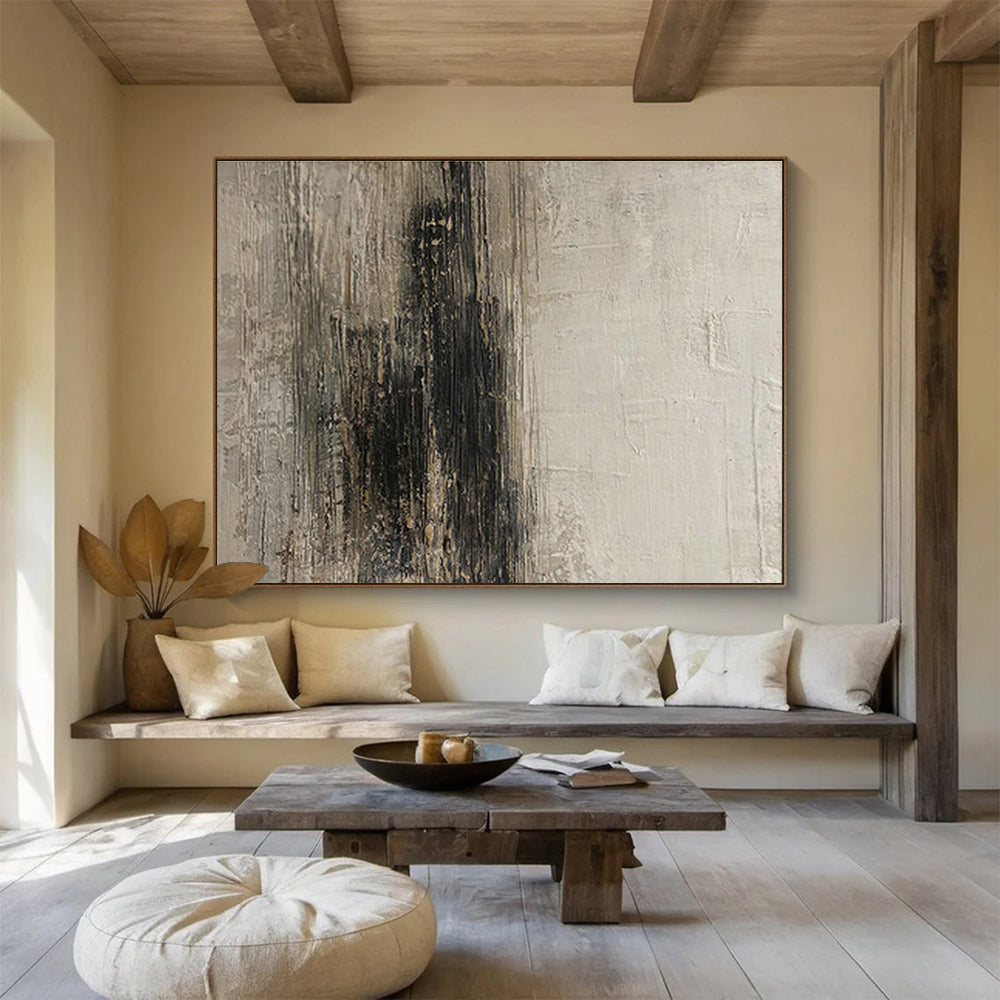 Tailored Museum-Grade Giant Abstract Hand Painting