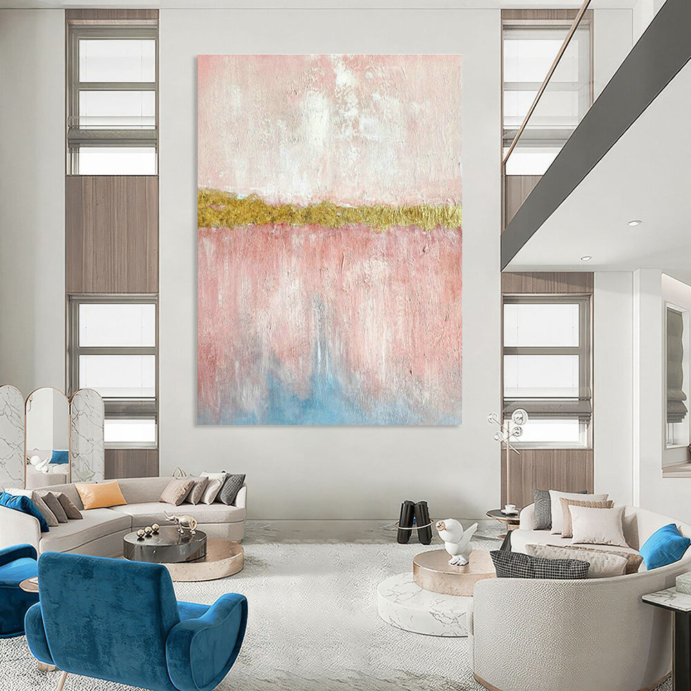 Titanic Custom Hand-Painted Abstract Painting - Steampunk Fantasy for Vintage Airship Museums  DLZ0300