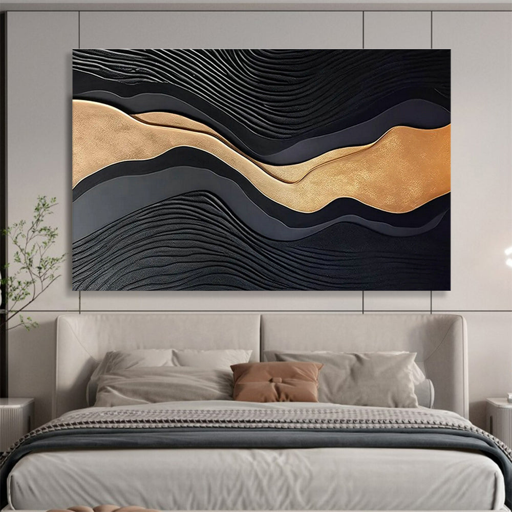 Bespoke Vertical Zoo Oversized Abstract Hand-Painted Art DLZ2533