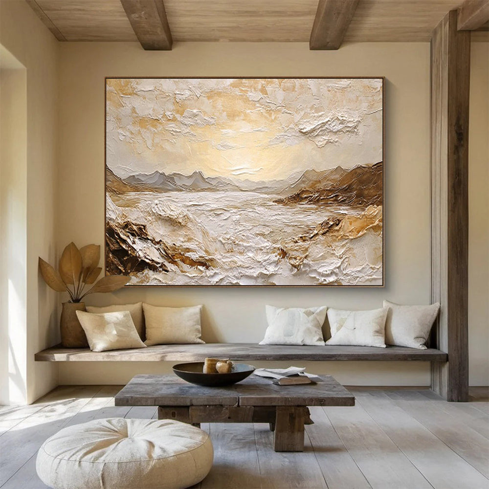 Large-Size Custom Hand-Painted Abstract Painting for Drone Delivery Fleet Operations Center DLZ2844