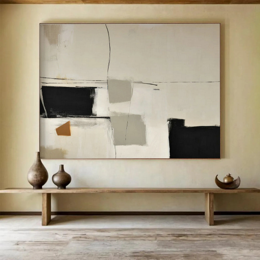 Custom-Made Quantum Computing Cloud Data Center Large Abstract Hand Painting DLZ2632