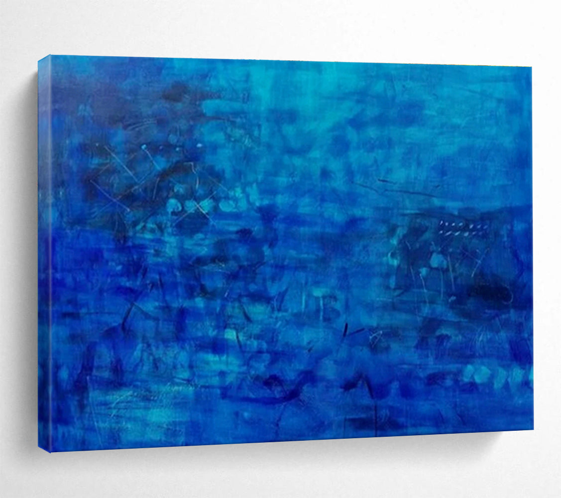 Bespoke Giant Abstract Hand Painting for Villa Foyer