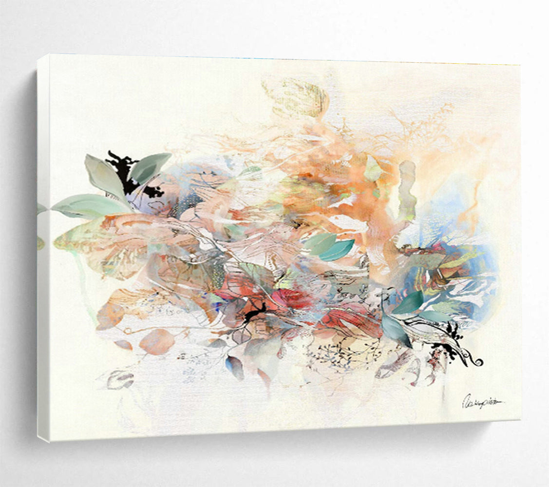 Large-Size Custom Abstract Hand Painting for Island Resort Dive Center DLZ2916