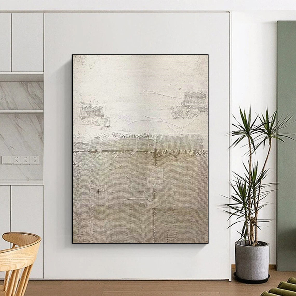Monumental Custom Hand-Painted Abstract Artwork - Majestic Decor for Historical Castles’ Halls  DLZ0196