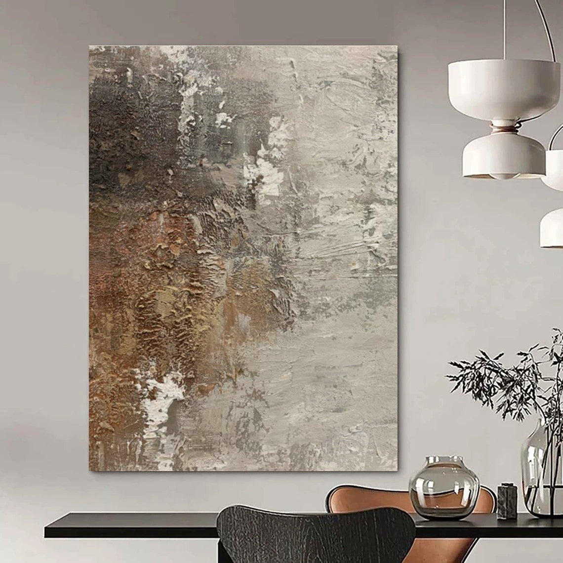 Extensive Large Custom Hand-Painted Abstract Painting - Inspiring Setting for Dance Competitions’ Venues  DLZ0198