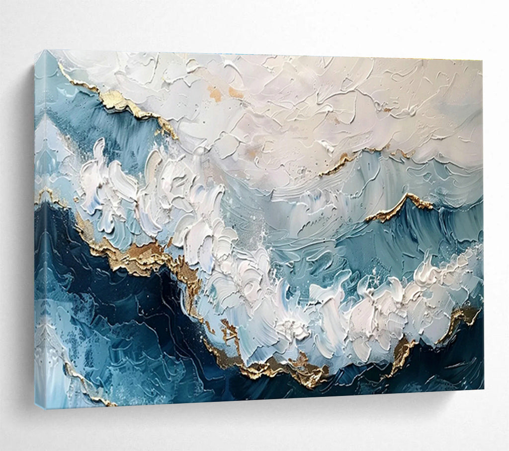 Customizable Floating Solar Farm Abstract Hand Painting DLZ2540