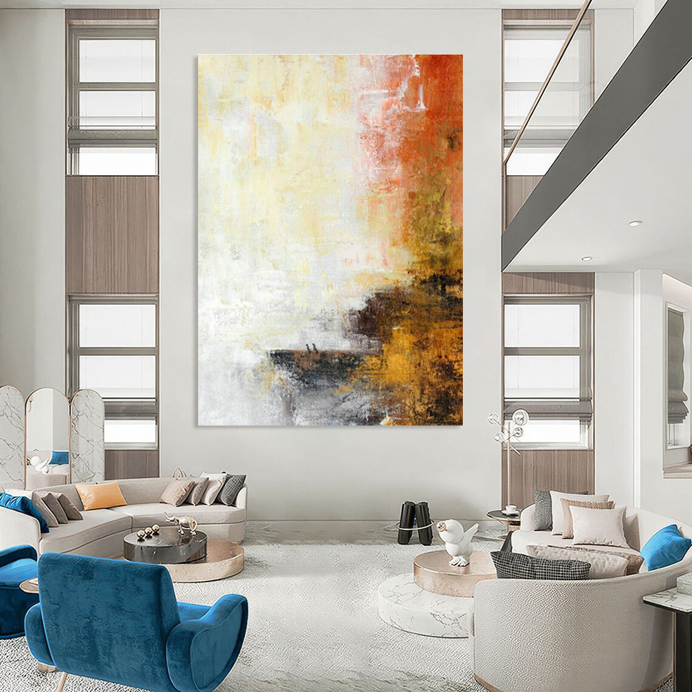 Extra Wide Custom Handmade Abstract Wall Art for Escape Room Venues  DLZ0066
