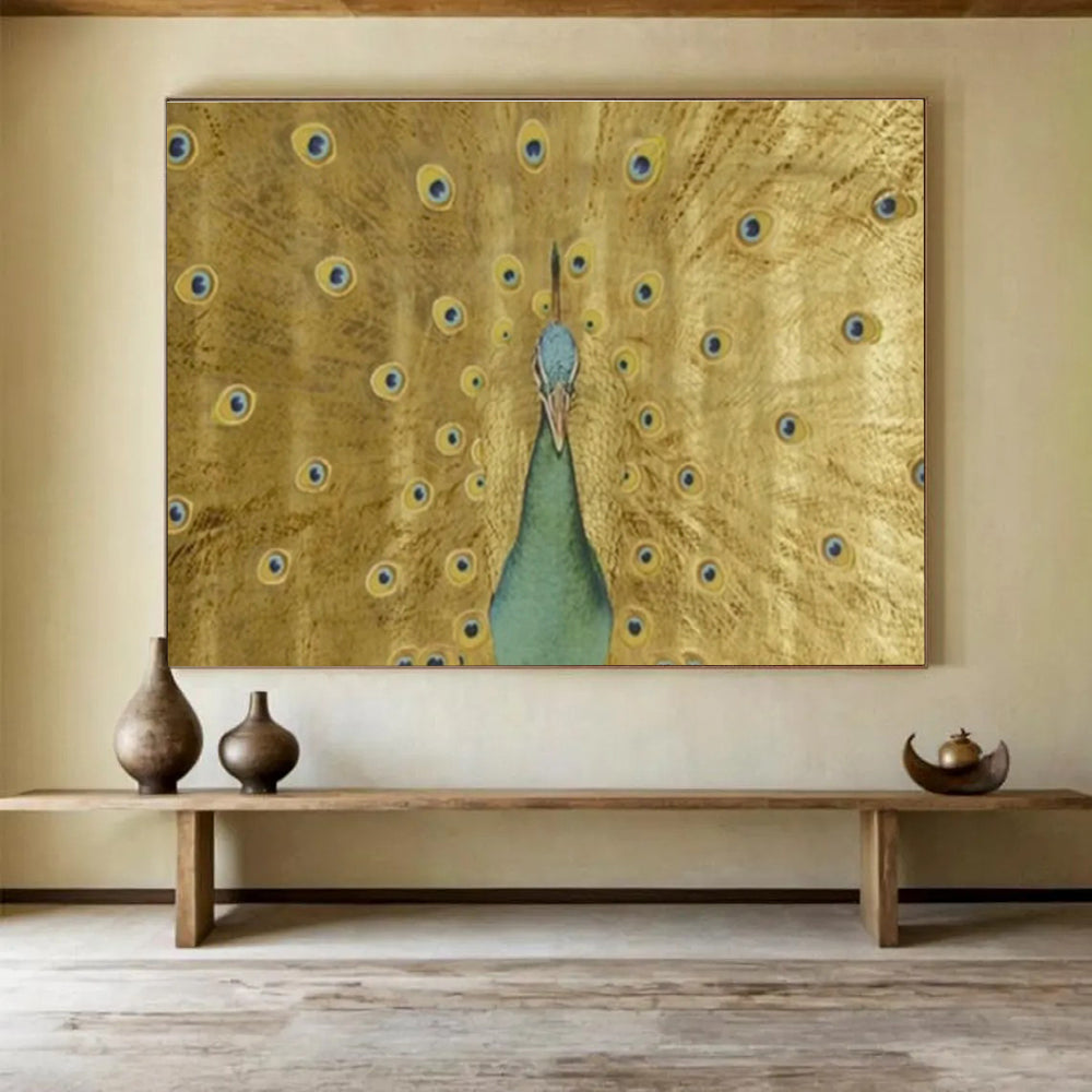 Custom-Made Giant Abstract Hand Painting for Subterranean Geothermal District Heating Network Expansion Center DLZ3124