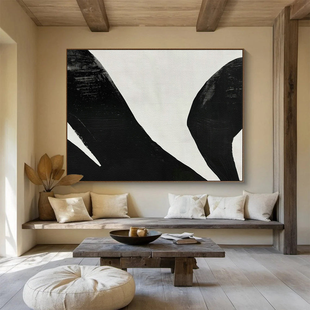 Customizable Spaceport Abstract Hand-Painted Wall Art DLZ2522