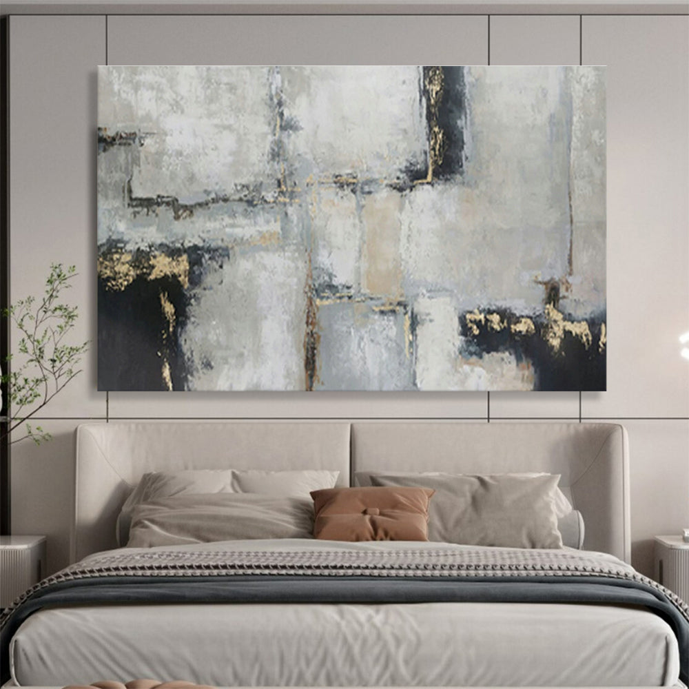 Oversized Custom Abstract Hand Painting for Eye Clinic DLZ2735