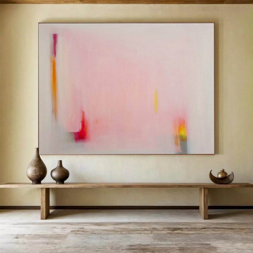 Luminous Resin Custom Hand-Painted Abstract Visual Installation for Nightlife Venues and Events