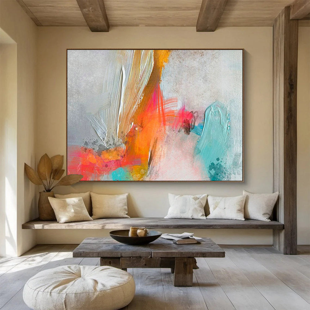 Tailored High-Altitude Balloon Observatory Giant Abstract Hand Painting DLZ2591