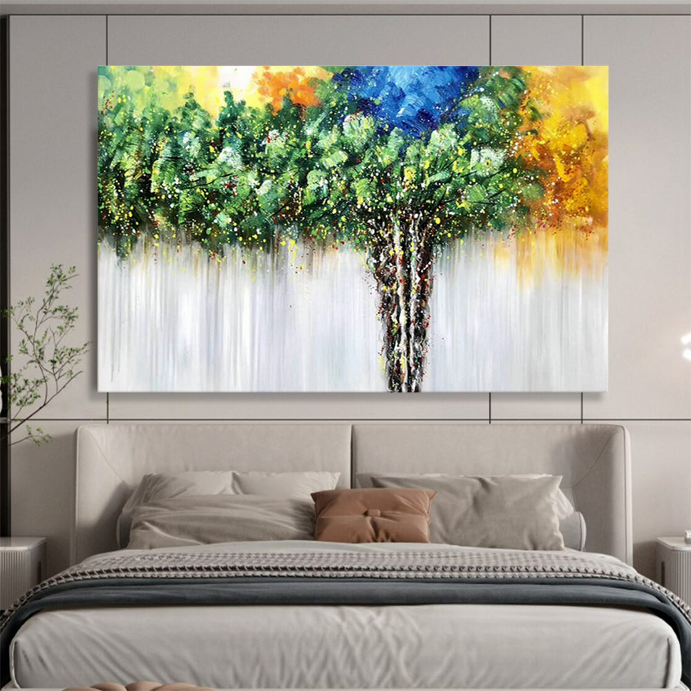 Custom-Made Gene Synthesis Lab Large Abstract Hand Painting DLZ2560