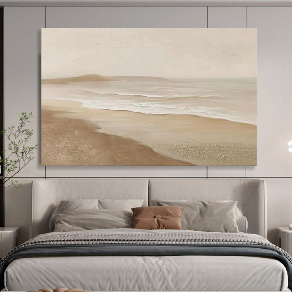Oversized Custom Abstract Hand Painting for Underwater Research Station Recreation Room DLZ2910