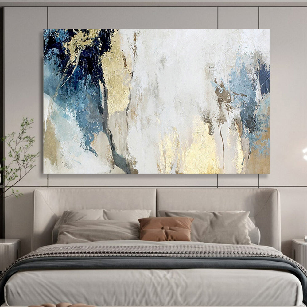 Custom Giant Abstract Hand Painting for Virtual Fashion Show Venue DLZ2891