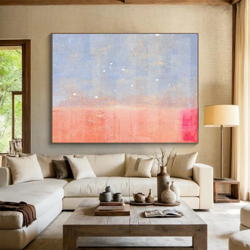 Customizable Underwater Mineral Refinery Abstract Hand Painting DLZ2664