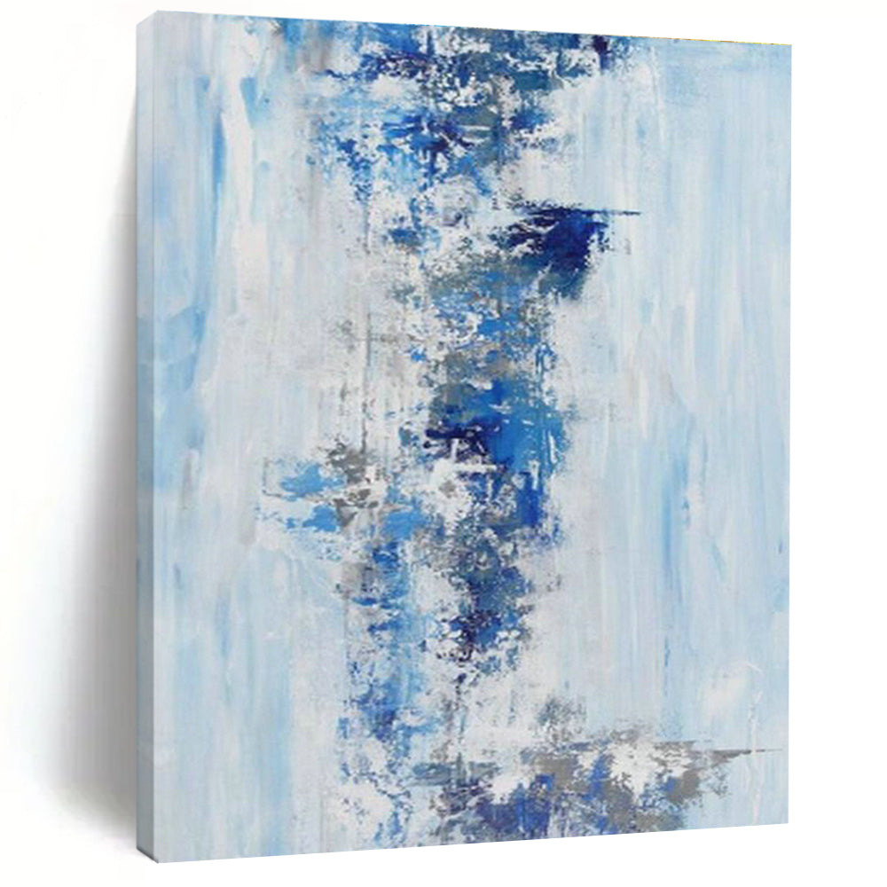 Oversized Custom Hand-Painted Abstract Artwork for Minimalist Interior Design Showrooms  DLZ0072