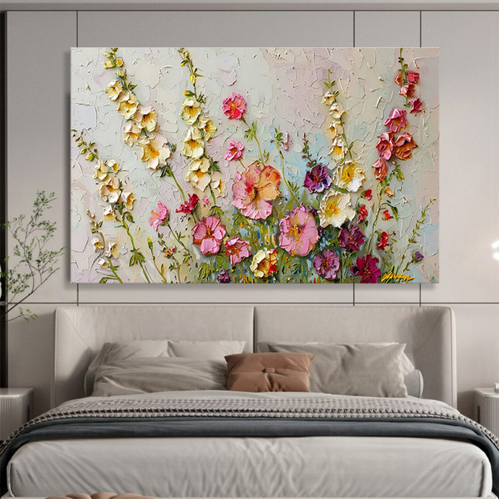 Customizable Mars Subterranean Habitat Giant Abstract Hand Painting DLZ2644