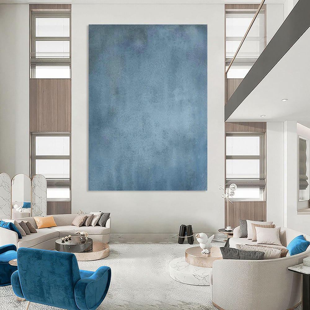 Large-Scale Custom Hand-Painted Abstract Artwork - Artistic Fusion for Contemporary Dance Studios  DLZ0251
