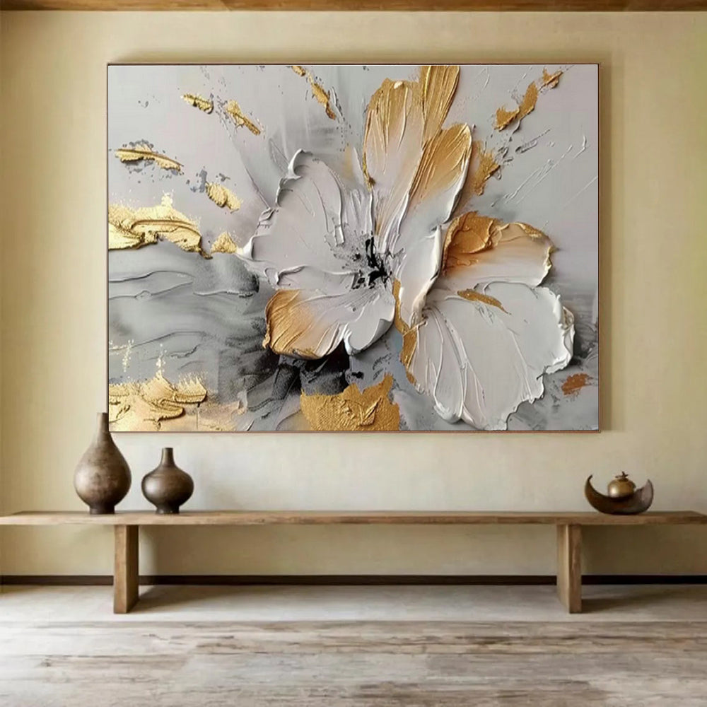 Large Custom Abstract Hand-Painted Art for Urban Vertical Farming Crop Disease Prevention Lab DLZ3061