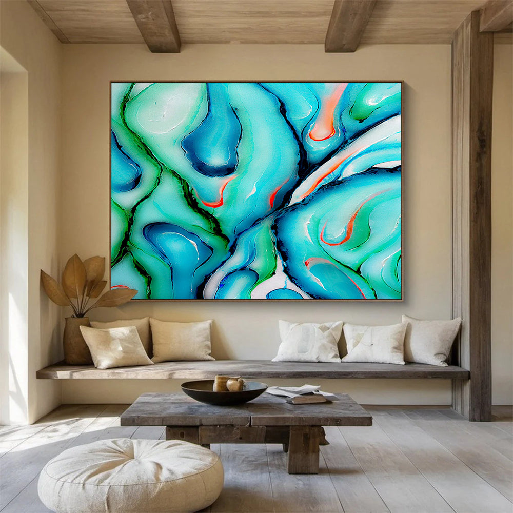 Big Custom Hand-Painted Abstract Artwork for Comic Con Event Halls DLZ3301