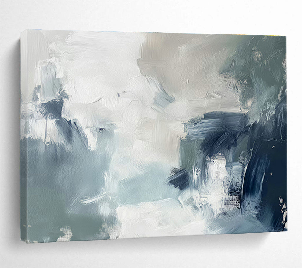 Custom-Made Quantum Satellite Constellation Control Room Large Abstract Hand Painting DLZ2620