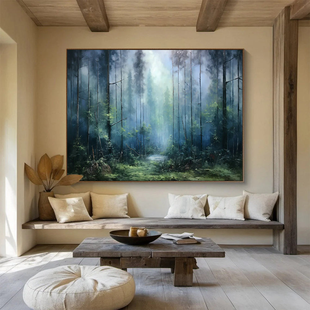 Extra Large Customizable Handmade Abstract Painting for Dining Areas DLZ3253
